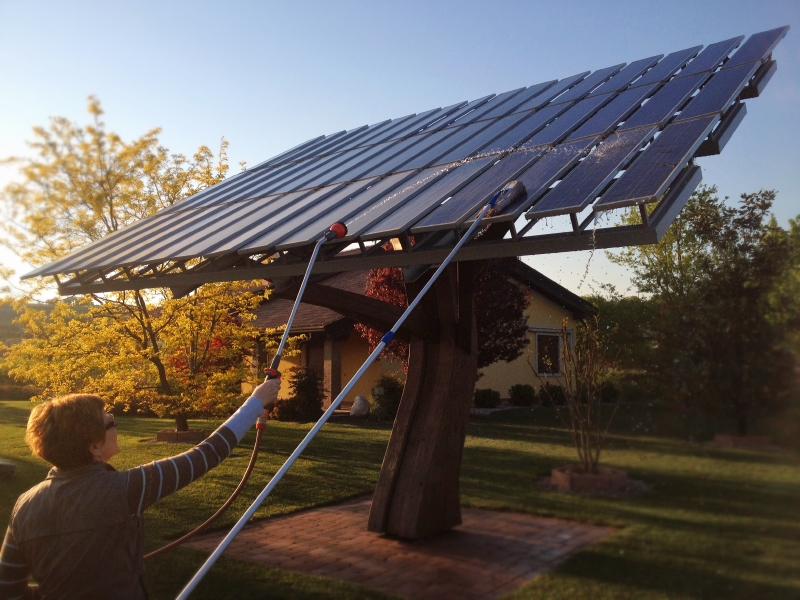 Cleaning Your Solar Panels