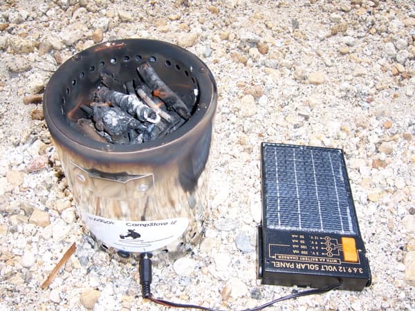 Solar-Powered Camp Stove